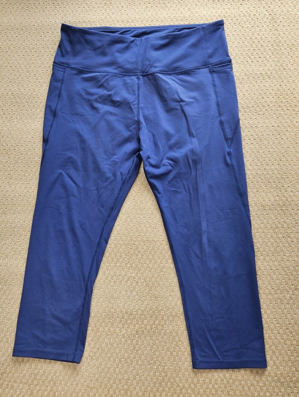 Baleaf blue capri active wear